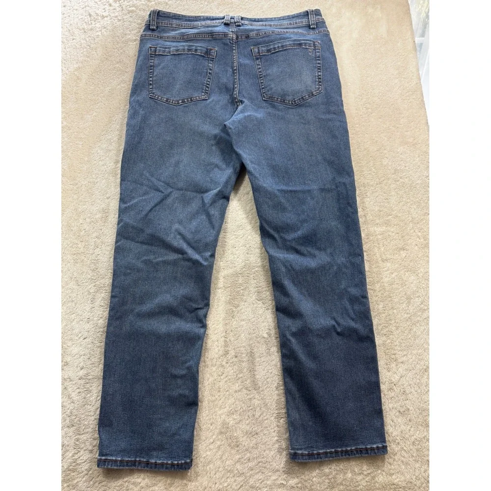 The Perfect Jean Mens Slim Thick Stretch Blue Denim Jeans 32x30 Meas: 34x29
